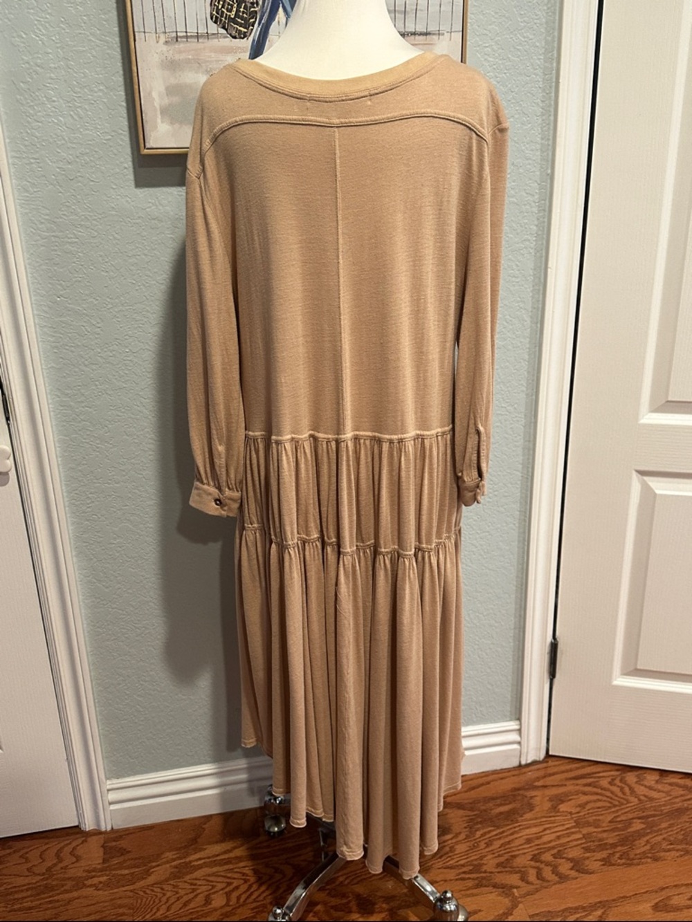 Free People Beach Sz Large Jilly Midi Dress • NEW! - Picture 7 of 13